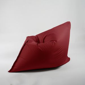 Пуф Голяма възглавница, 350л., Magic Pillow - Teteron Red, Перящ се калъф, За открито, Пълнеж от Полистиролни перли