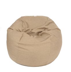 Пуф, Барбарон 800л., King Size XL - Sand, Перящ се калъф, Трансформира се в легло, Пълнеж с микс от мемори пяна и дунапрен, Гама Premium