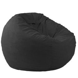 Пуф, Барбарон 800л., King Size XL - Eerie black, Перящ се калъф, Трансформира се в легло, Пълнеж с микс от мемори пяна и дунапрен, Гама Plush honey