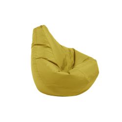 Пуф круша за деца 4-14 г., 160л., Nirvana Light - Panama Yellow Quince, Водоустойчив, Перящ се калъф, Пълнеж от Полистиролни перли