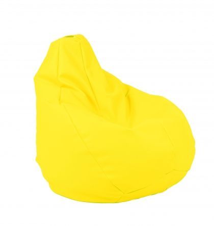 Пуф круша за деца 4-14 г., 160л. Nirvana Light - Teteron Yellow Quince, За открито, Перящ се калъф, Пълнеж от Полистиролни перли
