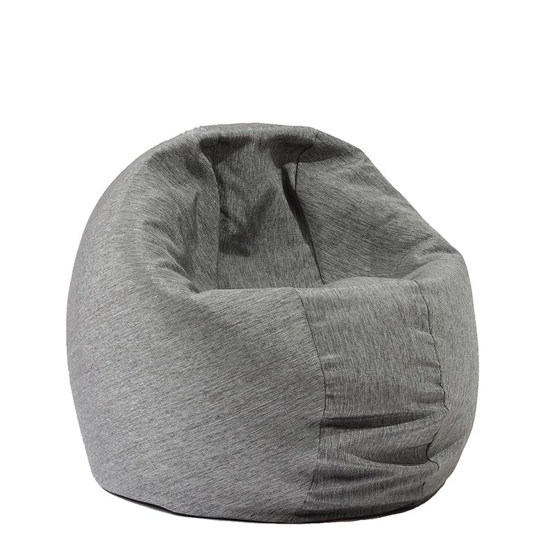 Пуф за деца, 210л., Relaxo - Silver Black, Перящ се калъф, Пълнеж от Полистиролни, Гама Premium Rustic