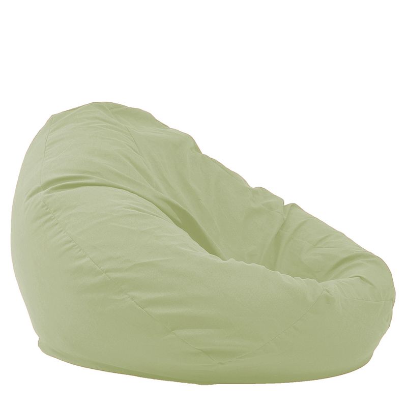 Пуф круша 520л., Nirvana Gigant - Light Olive, Перящ се калъф, Пълнеж от Полистиролни перли, Гама Premium