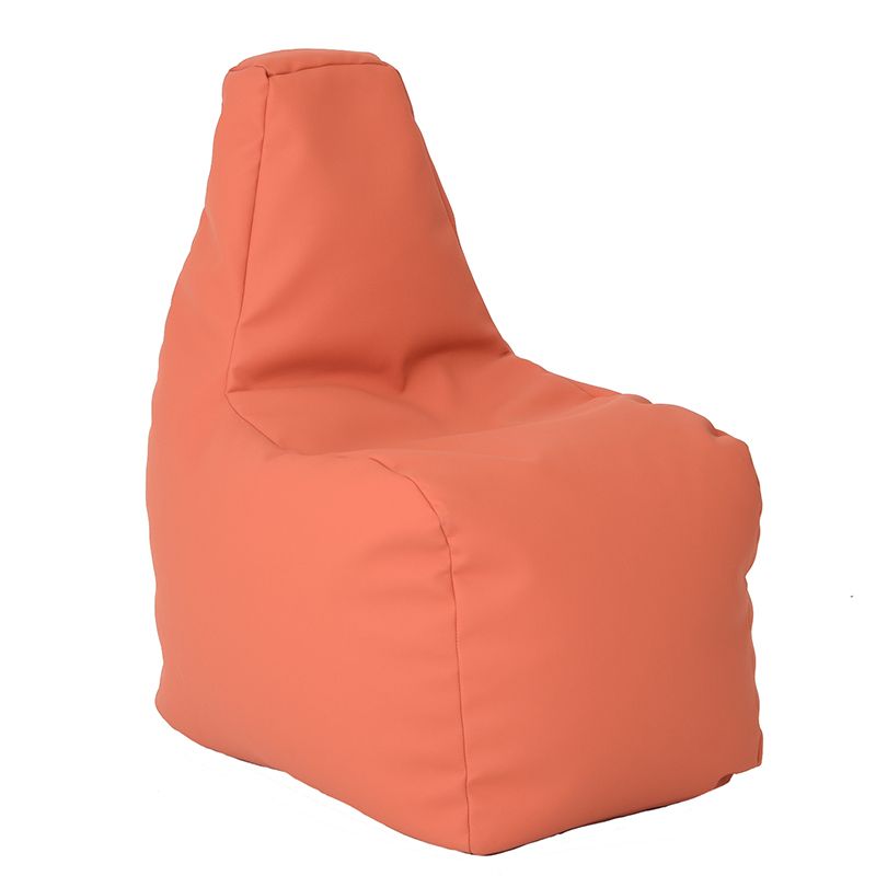 Пуф стол за деца 2-8 г., 120л. Sunlounger Junior - Orange, Еко кожа, Пълнеж от Полистиролни перли