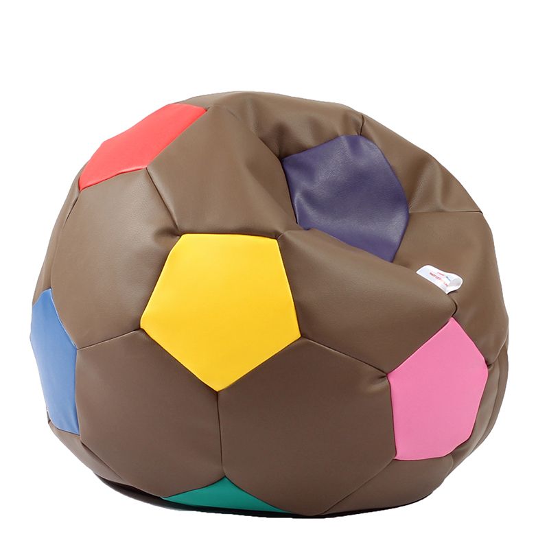 Пуф топка за деца до 3 г., 80л. Telstar Baby - Chocolate Sprinkles, Еко кожа, Пълнеж от Полистиролни перли, Цвят според складовата наличност