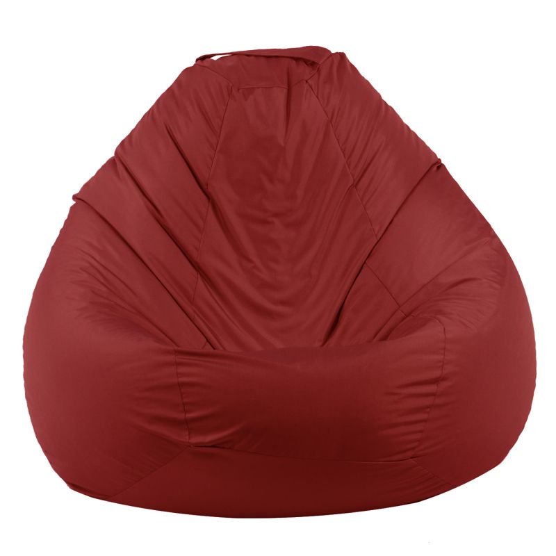 Пуф круша 520л., Nirvana Gigant - Teteron Red, За открито, Перящ се калъф, Пълнеж от Полистиролни перли
