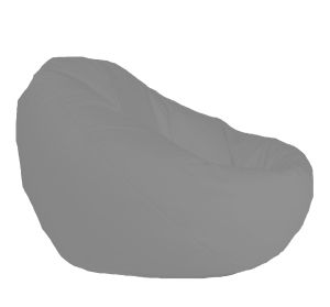 Калъф за пуф круша, 520л., Nirvana Gigant - Panama Grey, (Не съдържа пълнеж), водоустойчив