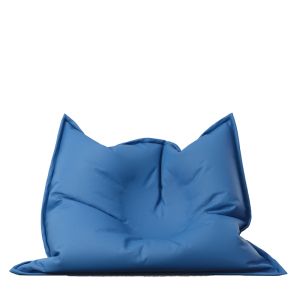 Пуф Голяма възглавница, 350л., Magic Pillow - Blue, Еко кожа, Пълнеж от Полистиролни перли
