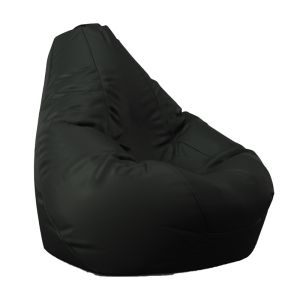 Пуф круша, 220л., Nirvana Hobbit - Back 2 black, PU кожа, Пълнеж от Полистиролни перли