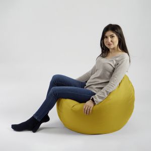 Калъф за пуф, 210л., Relaxo - Teteron Yellow Quince, (Не съдържа пълнеж), за открито