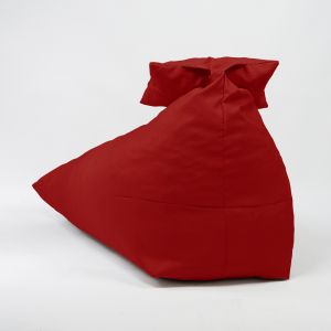 Пуф шезлонг и декортаивна възглавница Kudos, водоустойчив, Червен