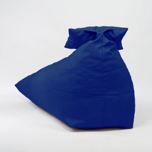 Пуф шезлонг и декортаивна възглавница Kudos, водоустойчив, Кралско син