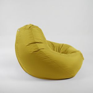 Пуф, круша, 520л., Nirvana Gigant - Teteron Yellow Quince, За открито, Перящ се калъф, Пълнеж от Полистиролни перли