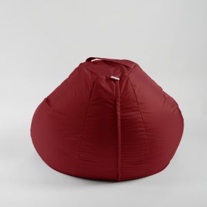 Пуф круша 520л., Nirvana Gigant - Teteron Red, За открито, Перящ се калъф, Пълнеж от Полистиролни перли
