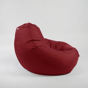 Пуф круша 520л., Nirvana Gigant - Teteron Red, За открито, Перящ се калъф, Пълнеж от Полистиролни перли
